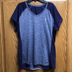 Purple workout top L